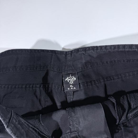 Vintage prAna Men's Black Canvas Pants Cotton Hiking Made in USA Size XL - Picture 3 of 10